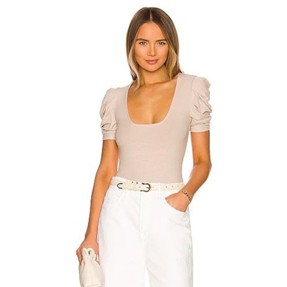 Free People NWT So Fresh Bodysuit Dust Storm - Women's S